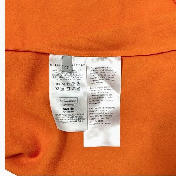 STELLA MCCARTNEY Puff Sleeve Blouse Top short sleeve - Picture 9 of 10